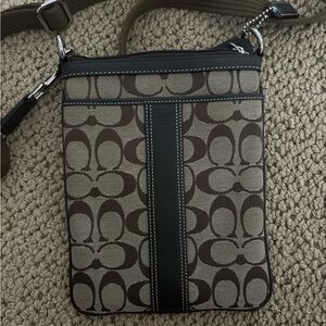 COACH Brown and Black Crossbody bag